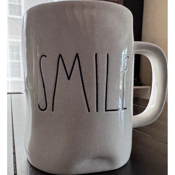 Rae Dunn Other - Rae Dunn by Magenta "SMILE" Coffee / Tea Mug -- White